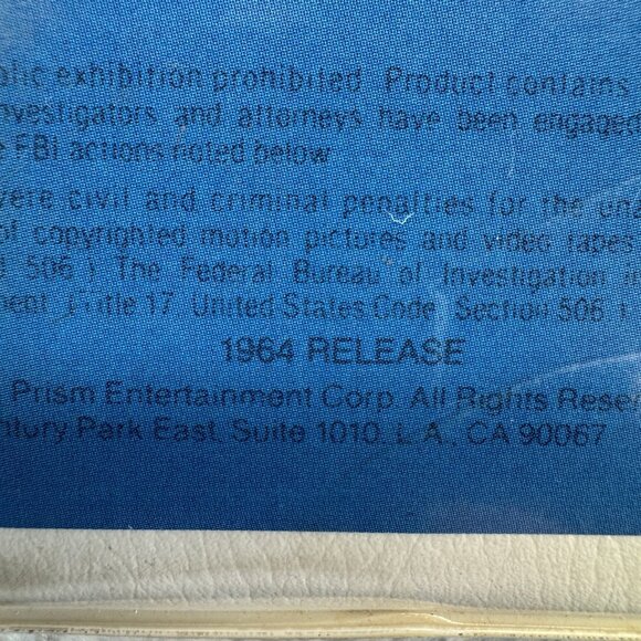 1964 Animated Return To Oz Childrens Video Playground VHS Tape Clamshell - Picture 5 of 11